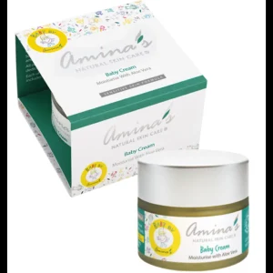 Amina Skin Care Amina's Organic Natural Aloevera Baby Cream Fashion