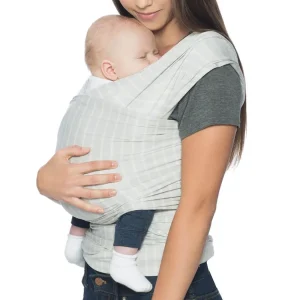 Ergobaby Aura Baby Wrap - Grey Stripes Clearance