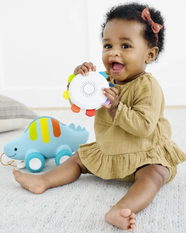 Skip Hop Baby Explore & More Dinosaur 3-In-1 Baby Musical Pull Toy Clearance