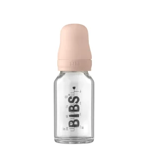 BIBS Baby Glass Bottle Complete Set 110ml - Blush Clearance