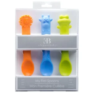 Elegant Baby Baby Silicone Spoon Set - Boy Sale