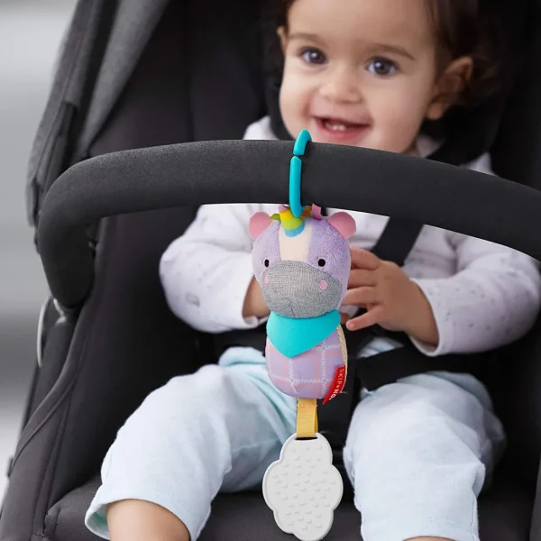 Skip Hop Bandana Buddies Chime & Teethe Toy - Unicorn Sale