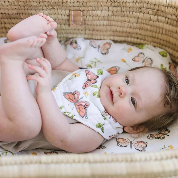 Bebe au Lait Butterfly - Oh So Soft Muslin Bandana Bib Fashion