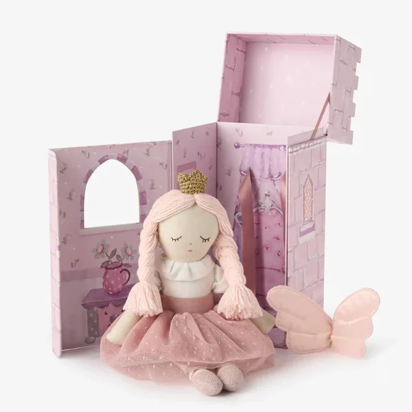 Elegant Baby Cecilia Fairy Princess Linen Toy in Gift Box Best