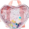 Skip Hop Clear Glitter Heart Backpack Fashion