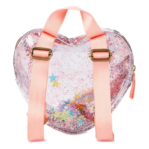 Skip Hop Clear Glitter Heart Backpack Fashion