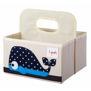 3 Sprouts Diaper Caddy - Whale Best