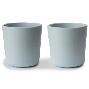 Mushie Dinnerware Cup, Set of 2 - Powder Blue Clearance