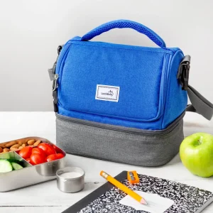 LunchBots Duplex Bag - Blue Clearance