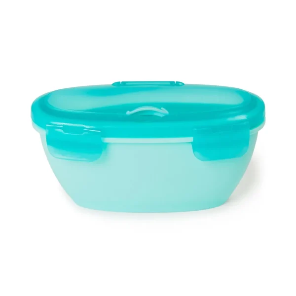 Skip Hop Easy-Serve Travel Bowl & Spoon- Teal Clearance