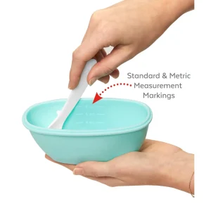 Skip Hop Easy-Serve Travel Bowl & Spoon- Teal Clearance