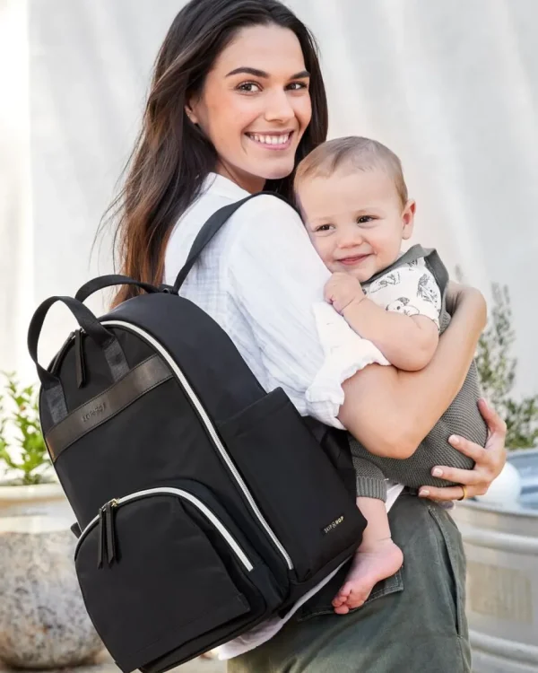 Skip Hop Envi Luxe Backpack Diaper Bag - Black Clearance