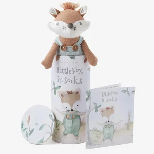 Elegant Baby Felix The Fox Baby Knit Toy With Gift Box Sale