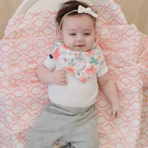 Bebe au Lait Floret + Trellis Bandana Bib Set Online