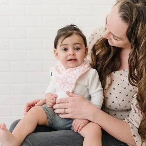 Bebe au Lait Floret + Trellis Bandana Bib Set Online