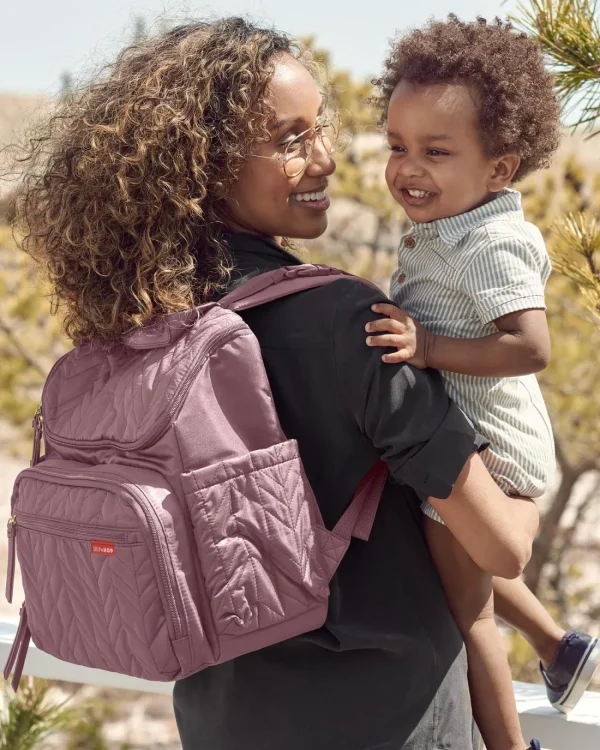 Skip Hop Forma Diaper Backpack - Mauve Online