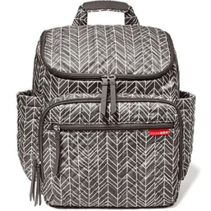 Skip Hop Forma Pack & Go Diaper Backpack - Grey Feather Best