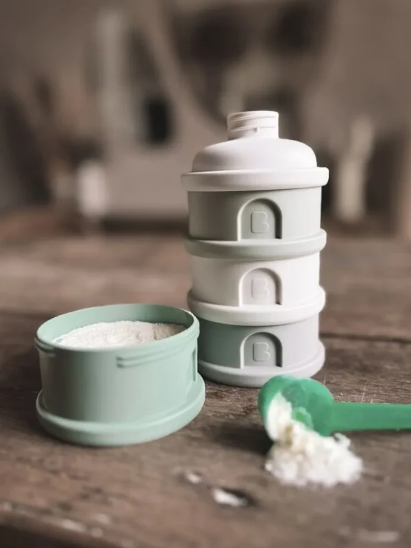 Beaba Formula Milk Container - Cotton/Sage Outlet