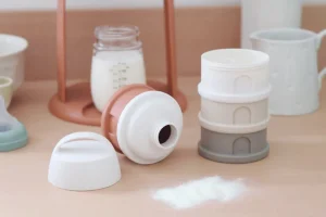 Beaba Formula Milk Container - Cotton/Terracotta Fashion