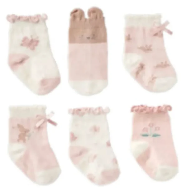 Elegant Baby Garden Picnic Socks in Box - Fashion