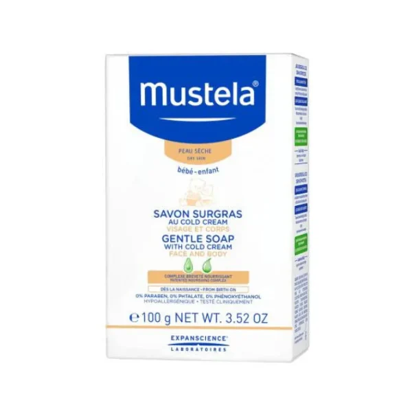 Mustela Gentle Soap with Cold Cream 150g New