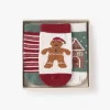 Elegant Baby Gingerbread Christmas Socks 3pk Discount