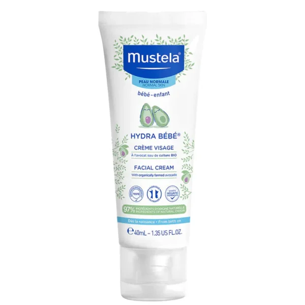 Mustela Hydra Bébé Facial Cream - 40ml Outlet