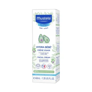 Mustela Hydra Bébé Facial Cream - 40ml Outlet