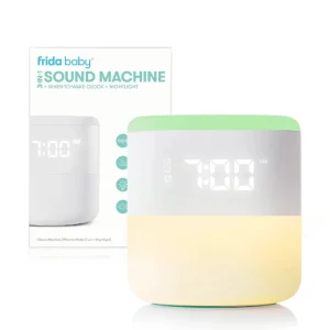 FridaBaby 3-in-1 Sound Machine + When-To-Wake™ Clock + Nightlight Hot