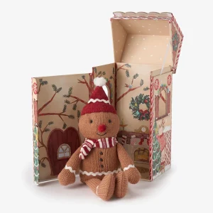 Elegant Baby 'Jolly' Gingerbread Knit Toy in Gift Box Discount