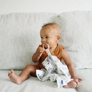 Bebe au Lait Jungle Classic - Muslin Teether Blanket Best