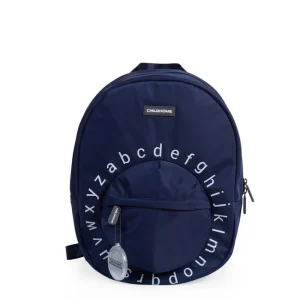 Childhome Kids School Backpack ABC - Navy White Online