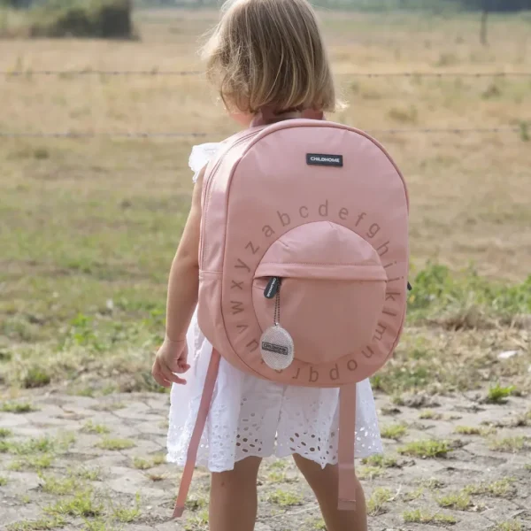 Childhome Kids School Backpack ABC - Pink Copper Online