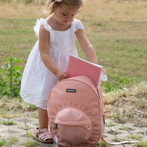 Childhome Kids School Backpack ABC - Pink Copper Online