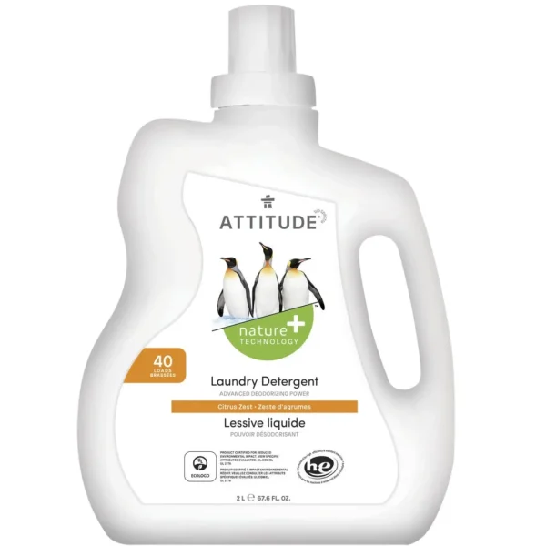 ATTITUDE Laundry Detergent Citrus Zest - 2 Liters Fashion