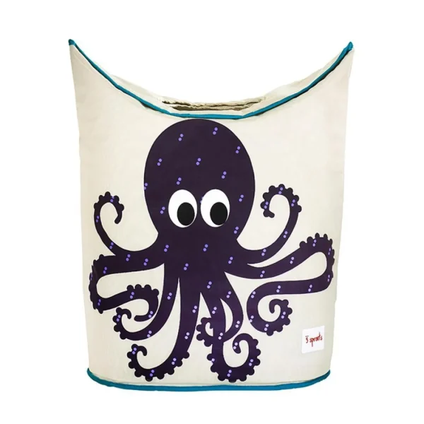 3 Sprouts Laundry Hamper - Octopus Discount