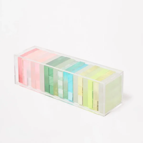 SunnyLife Lucite Jumbling Tower - Aurora Clearance