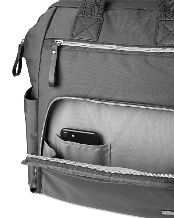 Skip Hop Mainframe Wide Open Diaper Backpack - Charcoal Online