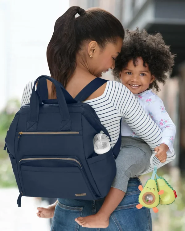 Skip Hop Mainframe Wide Open Diaper Backpack - Navy Clearance