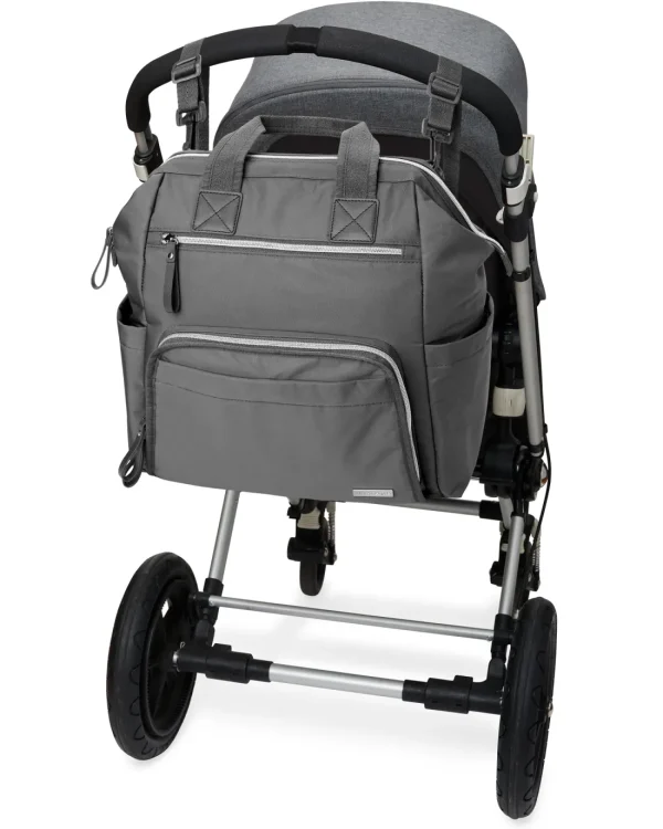 Skip Hop Mainframe Wide Open Diaper Backpack - Charcoal Online