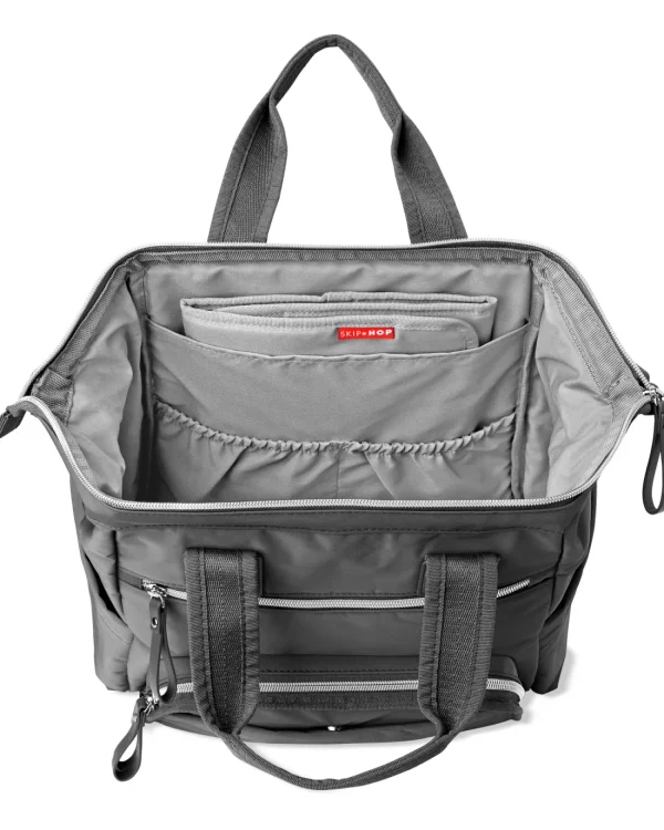 Skip Hop Mainframe Wide Open Diaper Backpack - Charcoal Online