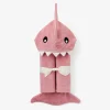 Elegant Baby Mauve Baby Shark Hooded Bath Wrap Fashion