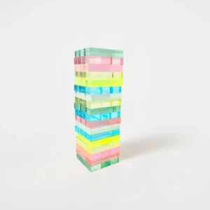 SunnyLife Mini Lucite Jumbling Tower - Aurora Discount