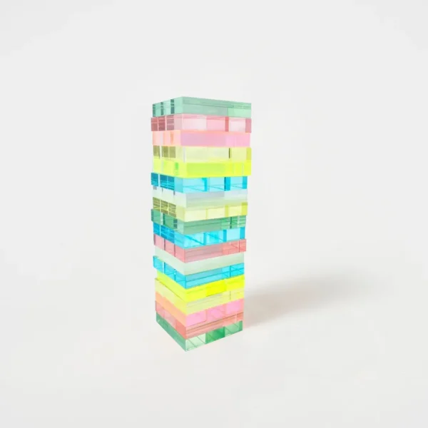 SunnyLife Mini Lucite Jumbling Tower - Aurora Discount