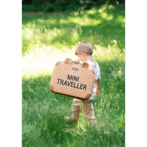 Childhome Mini Traveler Kids Suitcase - Teddy Brown Outlet