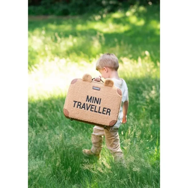 Childhome Mini Traveler Kids Suitcase - Teddy Brown Outlet