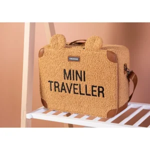 Childhome Mini Traveler Kids Suitcase - Teddy Brown Outlet