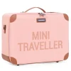 Childhome Mini Traveller Kids Suitcase - Pink Copper Hot