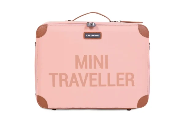 Childhome Mini Traveller Kids Suitcase - Pink Copper Hot