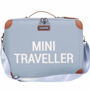 Childhome Mini Traveller Kids Suitcase - Grey Off White Discount